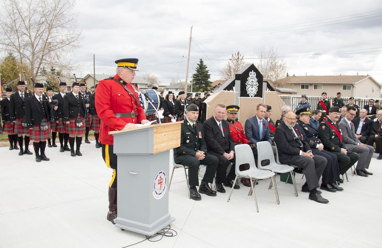 Unvelling ceremony, speech