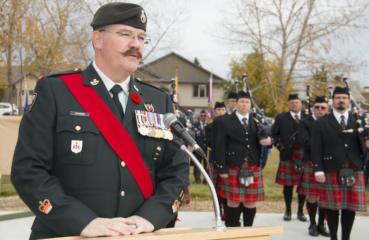 Army personnel speech