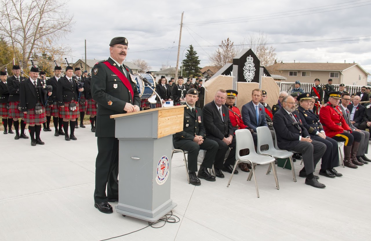 Speech, Unvelling ceremony